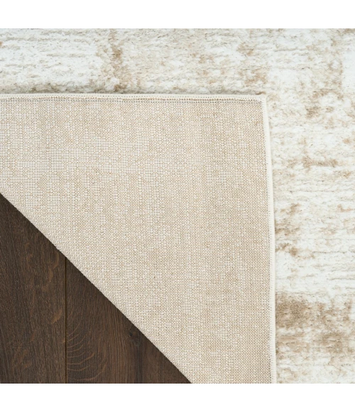 Nourison Dekor Ivory Taupe DEK07 7 ft. 10 in. X 9 ft. 10 in. Rect. Rug