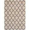 Nourison Home Amore AMOR2 Ivory/Blue 5 ft. 3 in. X 7 ft. 5 in. Area Rug