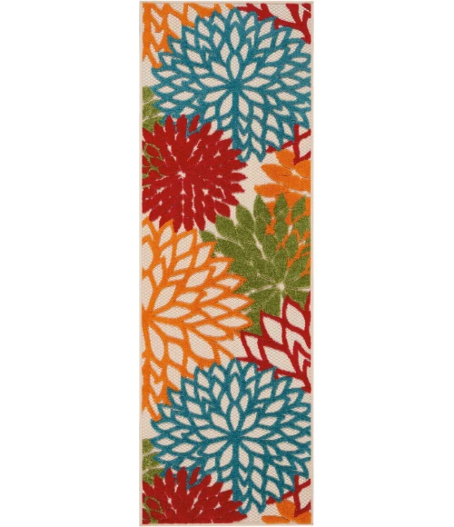 Nourison Aloha Runner Area Rug ALH05-Green