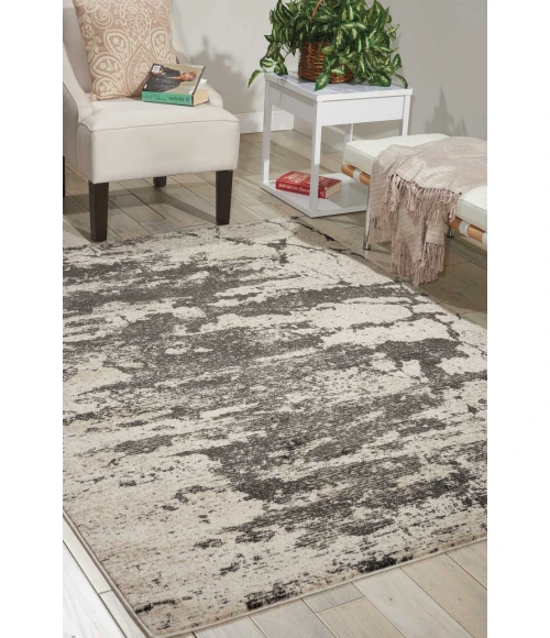 Nourison Maxell Area Rug MAE07-Ivory/Grey