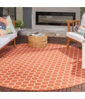 Nourison Twist Reversible Coral TWS01 8 ft. X Round Rug