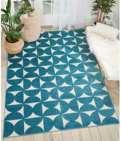Nourison Home Harper DS301 Blue 4 ft. X 6 ft. Area Rug