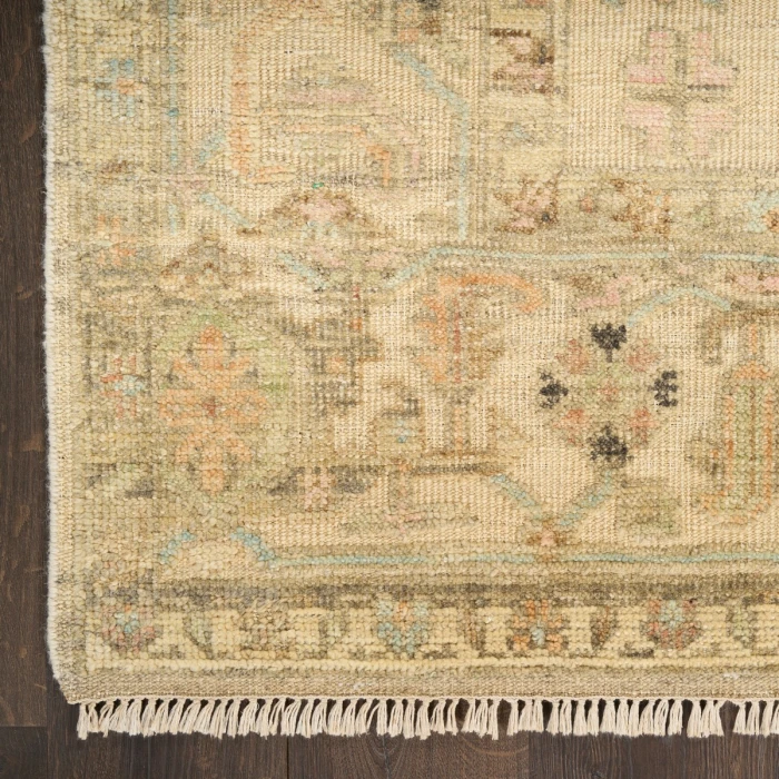 Nourison Heritage Vine Beige HTV01 12 ft. X 15 ft. Rect. Rug