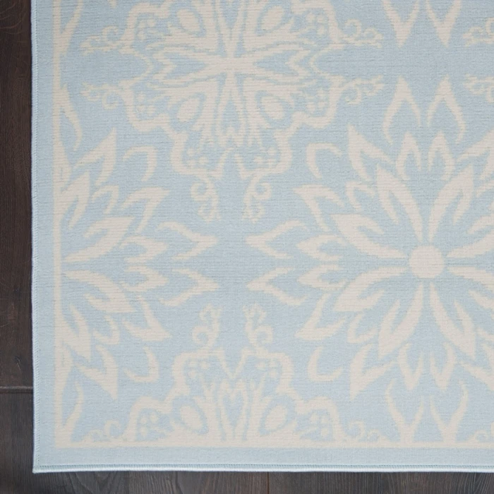 Nourison Jubilant Area Rug JUB06-Ivory/Light Blue