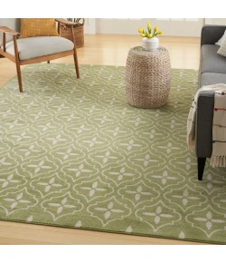 Nourison Home Nourison Essentials NRE04 Green Ivory 8 ft. X 10 ft. Area Rug