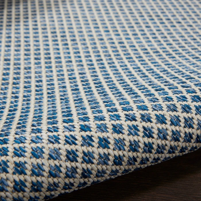 Nourison Courtyard Area Rug COU01-Ivory Blue