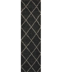 Nourison Home Brisbane BRI03 Charcoal 2 ft. 2 in. X 7 ft. 6 in. Area Rug