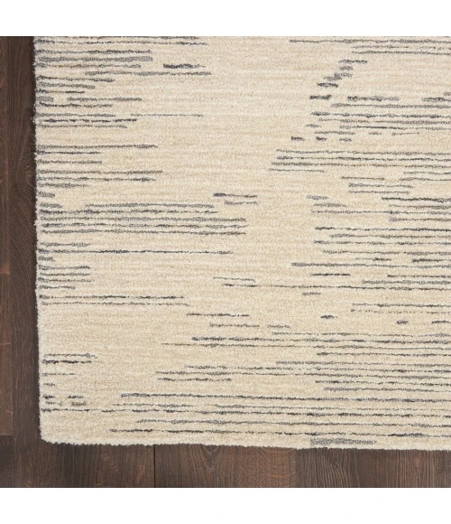 Michael Amini Ma30 Star Area Rug SMR02 Ivory/Grey 5'3" x 7'3"