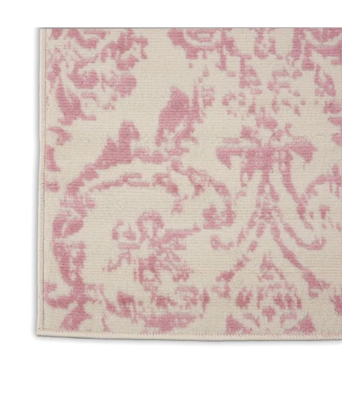 Nourison Jubilant Runner Area Rug JUB09-Ivory/Pink