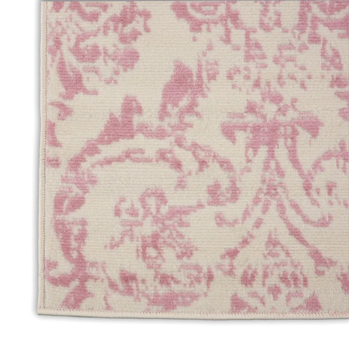 Nourison Jubilant Runner Area Rug JUB09-Ivory/Pink