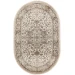 Nourison Home Quarry QUA05 Ivory Grey 6 ft. X 9 ft. Oval Area Rug