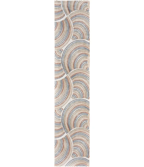 Nourison Astra Machine Washable Area Rug ASW08 Ivory/Multi