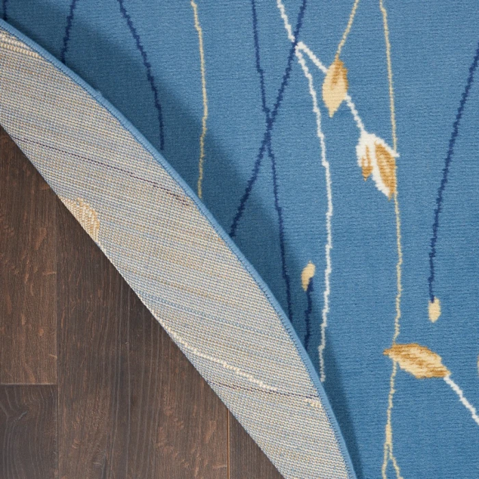 Nourison Grafix Round Area Rug GRF15-Light Blue