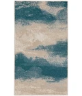 Nourison Maxell Area Rug MAE06 Ivory/Teal 2'2" x 3'9"