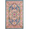 Nourison Home Passion PSN20 Teal Multicolor 1 ft. 10 in. X 2 ft. 10 in. Area Rug