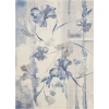 Nourison Home Somerset ST18 Ivory Blue 6 ft. 7 in. X 9 ft. 7 in. Area Rug