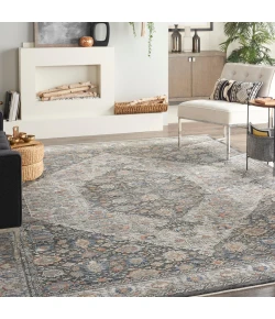 Nourison Home Starry Nights STN11 Grey/Blue 8 ft. 6 in. X 11 ft. 6 in. Area Rug