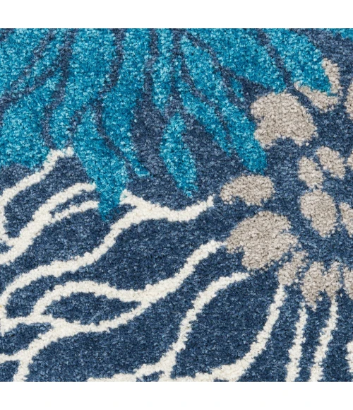 Nourison Passion Round Area Rug PSN17-Blue