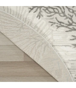 Nourison Home Seaside SDS04 Ivory Grey Blue 7 ft. 10 in. Round Area Rug