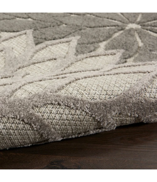 Nourison Aloha Area Rug ALH05-Silver Grey