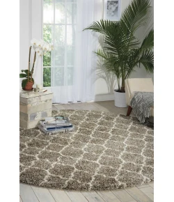 Nourison Home Amore AMOR2 Stone 7 ft. 10 in. Round Area Rug