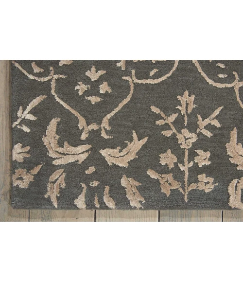 Nourison Home Opaline Charcoal OPA13 8ft.6in. x 11ft.6in. Rect. Rug