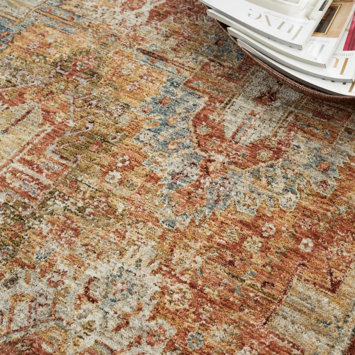 Nourison Sahar Rust SHR01 8 ft. X 10 ft. Rect. Rug