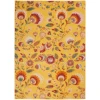 Nourison Home Allur ALR08 Yellow Multicolor 5 ft. 3 in. X 7 ft. 3 in. Area Rug