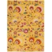 Nourison Home Allur ALR08 Yellow Multicolor 5 ft. 3 in. X 7 ft. 3 in. Area Rug