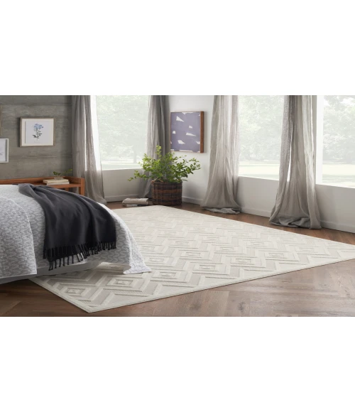 Nourison Versatile Ivory White NRV01 10 ft. X 14 ft. Rectangle Rug