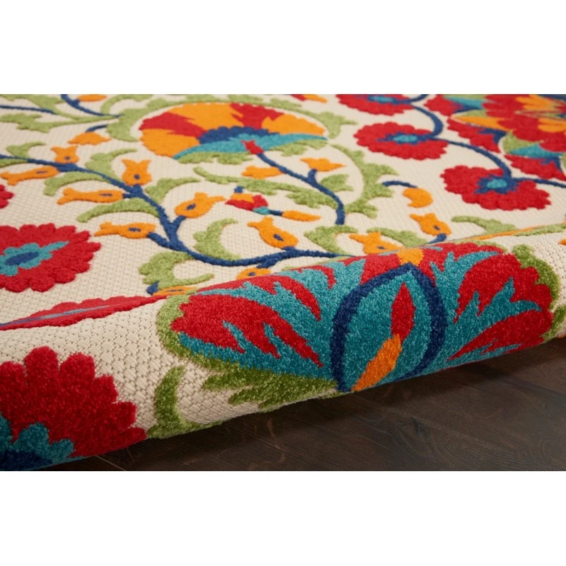 Nourison Aloha Runner Area Rug ALH20-Red/Multi