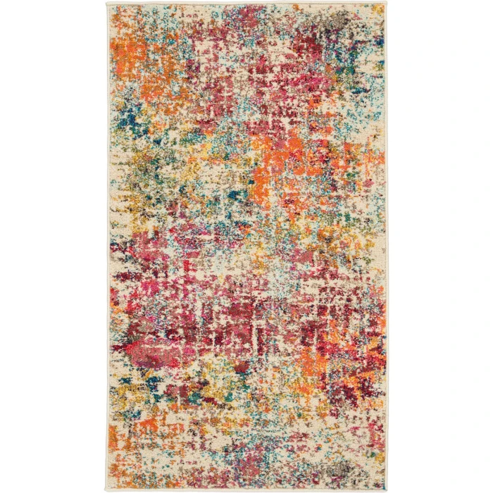 Nourison Celestial Area Rug CES13-Pink/Multicolor