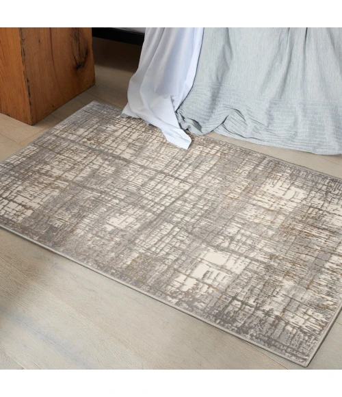 Calvin Klein Rush Area Rug CK950 Ivory/Grey