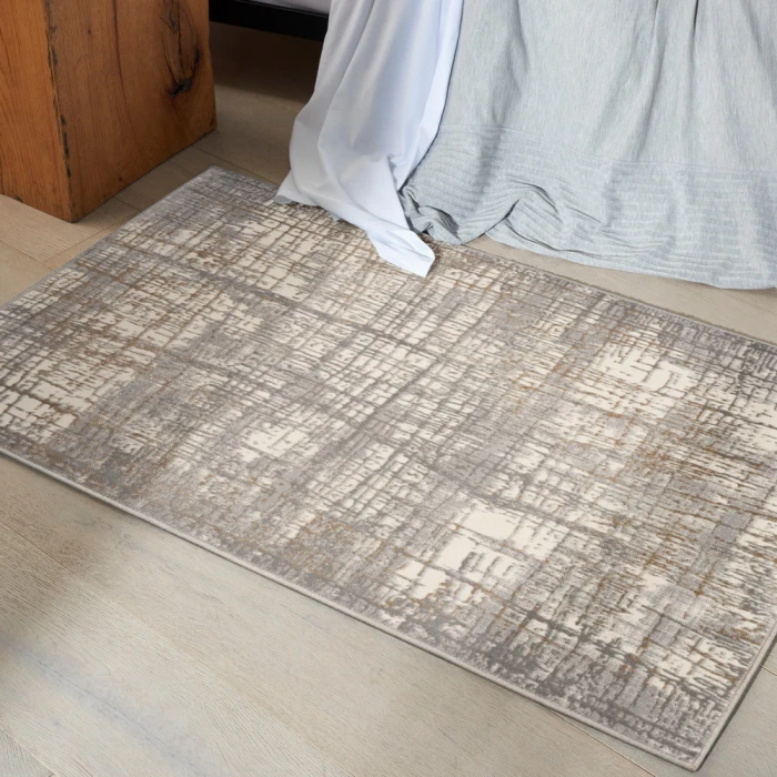 Calvin Klein Rush Area Rug CK950 Ivory/Grey