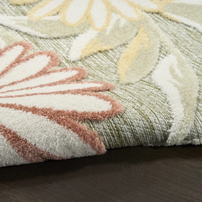 Nourison Aloha Sage Rose ALH33 7 ft. 10 in. X 10 ft. 6 in. Rect. Rug