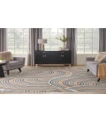Nourison Astra Machine Washable Ivory Multicolor ASW08 10 ft. X 14 ft. Rectangle Rug