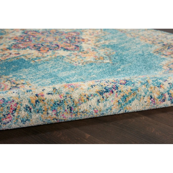 Nourison Passion Runner Area Rug PSN03-Light Blue