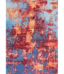 Nourison Home Prismatic PRS13 Blue Flame 9 ft. 9 in. X 13 ft. 9 in. Area Rug