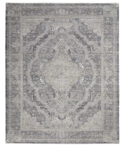 Nourison Home Starry Nights STN05 Charcoal Creme 9 ft. 10 in. X 12 ft. 6 in. Area Rug