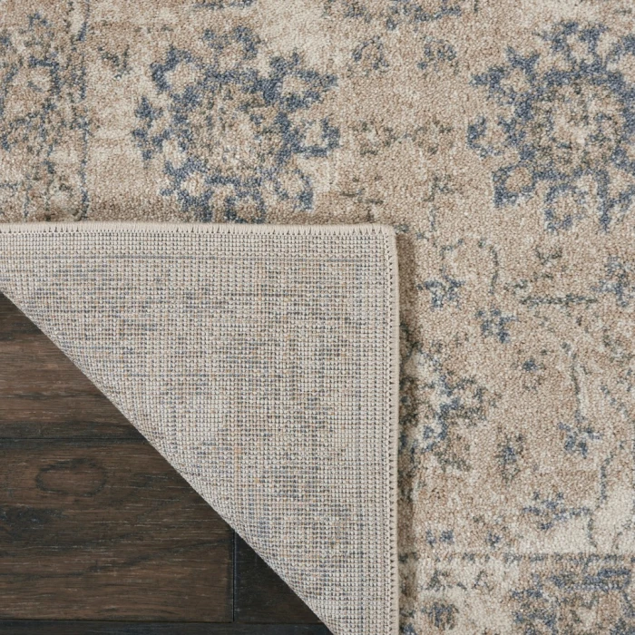kathy ireland Home Moroccan Celebration Runner Area Rug KI384-Ivory/Sand