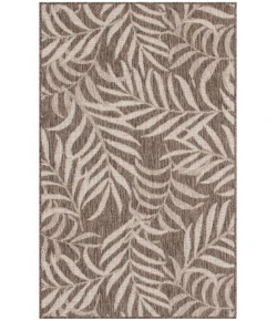 Nourison Home Garden Oasis GOA01 Mocha 3 ft. X 5 ft. Area Rug