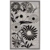 Nourison Home Aloha ALH33 Black White 2 ft. 8 in. X 4 ft. Area Rug