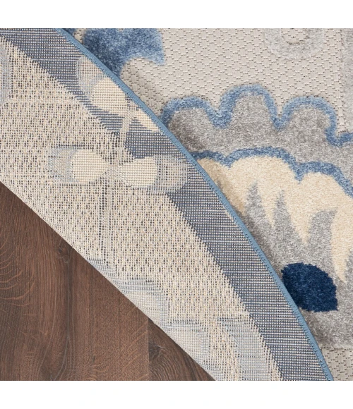 Nourison Aloha Area Rug ALH17-Blue/Grey