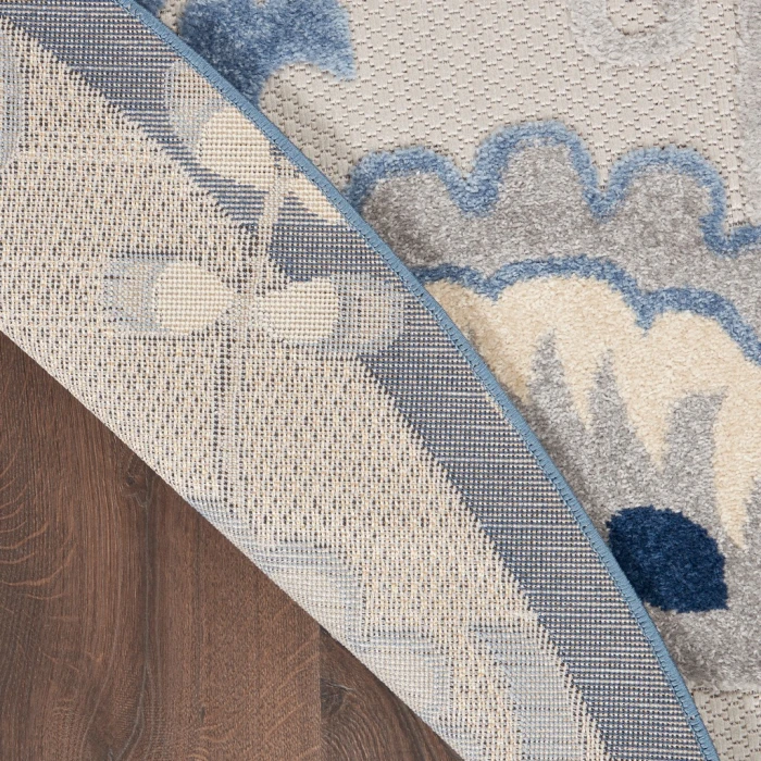 Nourison Aloha Area Rug ALH17-Blue/Grey