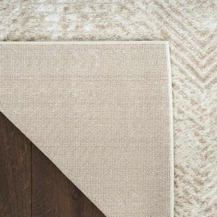 Nourison Dekor Ivory Taupe DEK04 7 ft. 10 in. X 9 ft. 10 in. Rect. Rug