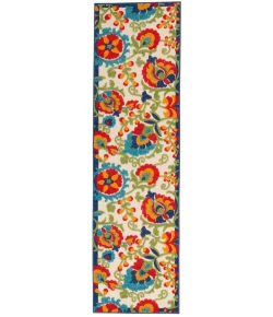 Nourison Home Aloha ALH17 Multicolor 2 ft. 3 in. X 8 ft. Area Rug