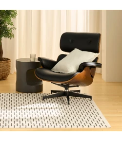 Nourison Home Nordic NRC12 Ivory Black 5 ft. X 7 ft. Area Rug