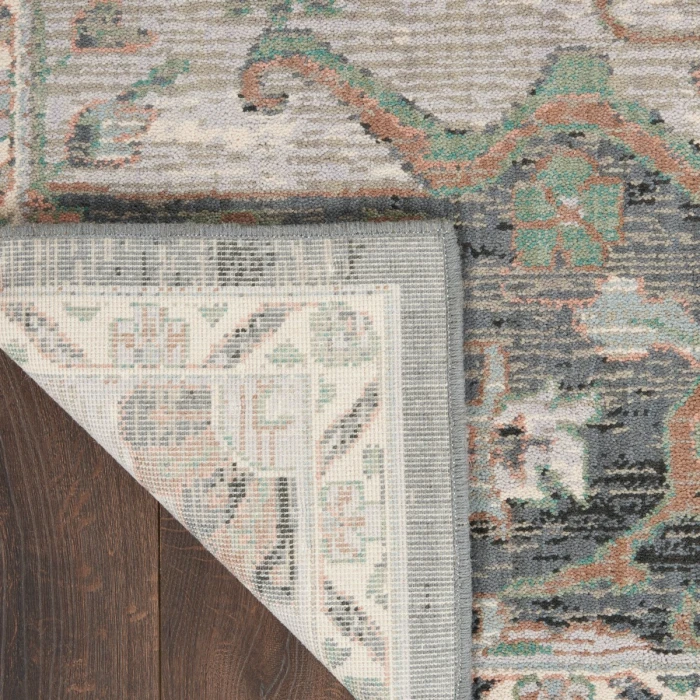 Nourison Parisa Area Rug PSA01 Grey Sage 2'3" x 10'