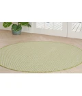 Nourison Courtyard Ivory Green COU01 4 ft. Round Rug