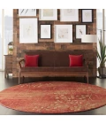 Nourison Somerset Round Area Rug ST74-Flame
